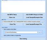 Add MP3 Files To Multiple MP4 Videos Software 7.0